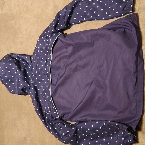 Roxy polkadot windbreaker navy color M - Picture 2 of 8